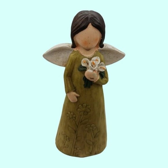 unbranded Other - Vtg Angel of the flower figurine wings resin